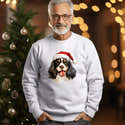 Sweatshirt Noël « Cavalier King Charles Spaniel Moche » – Humour Chien, Cadeau Amusant Pour Amoureux Des Chiens – Tissu 241 G - 9