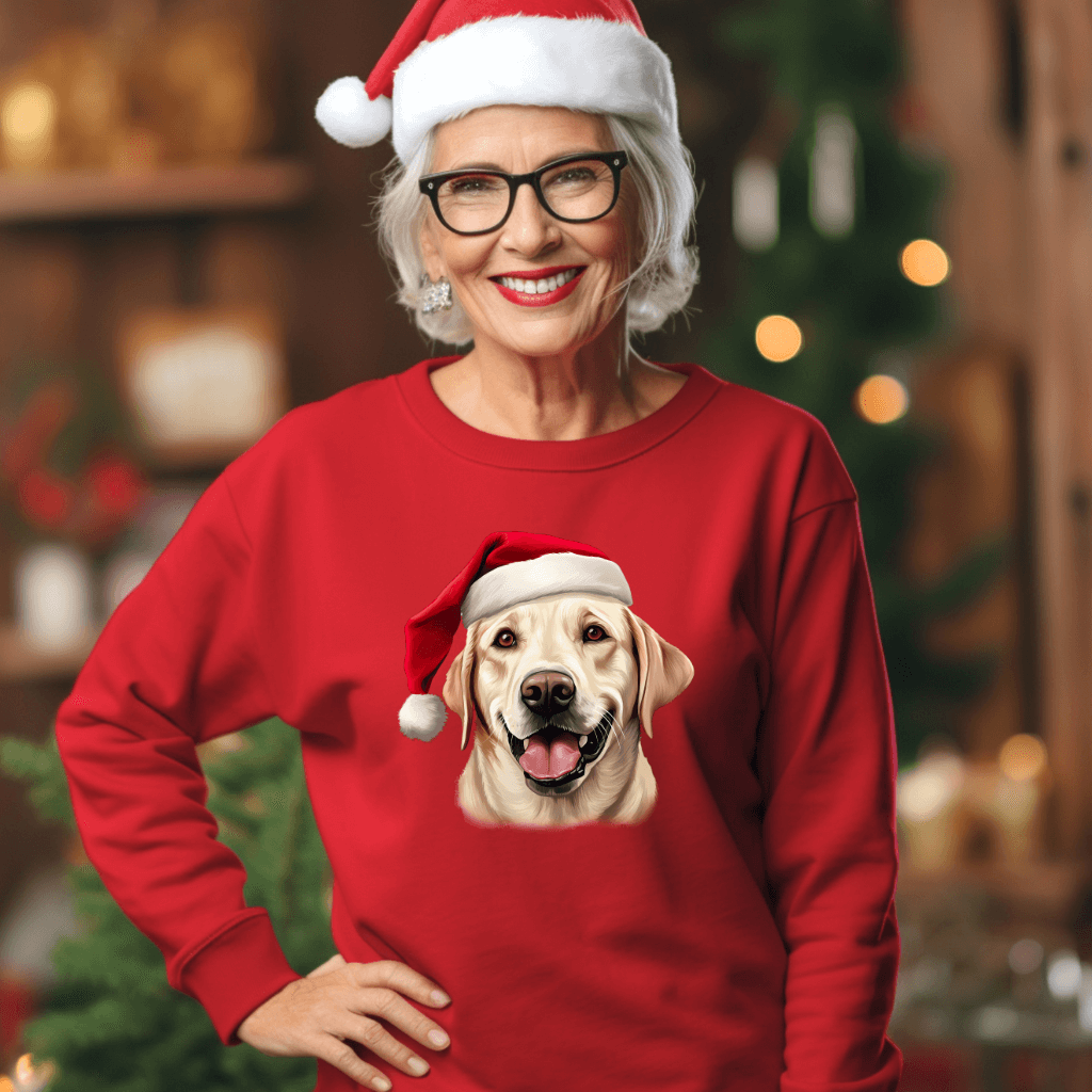 Christmas sweater for labrador best sale