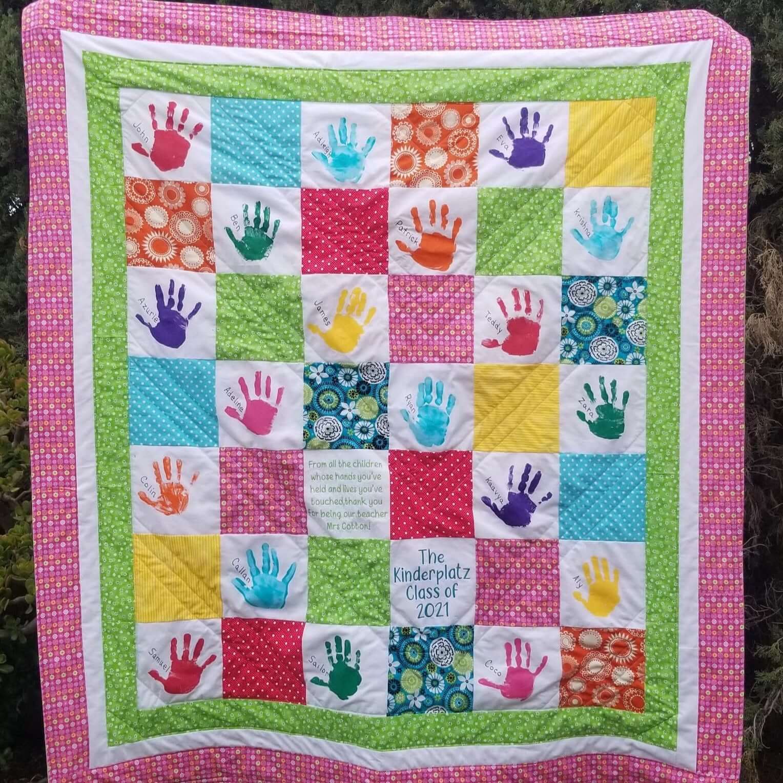 Handprint Quilt