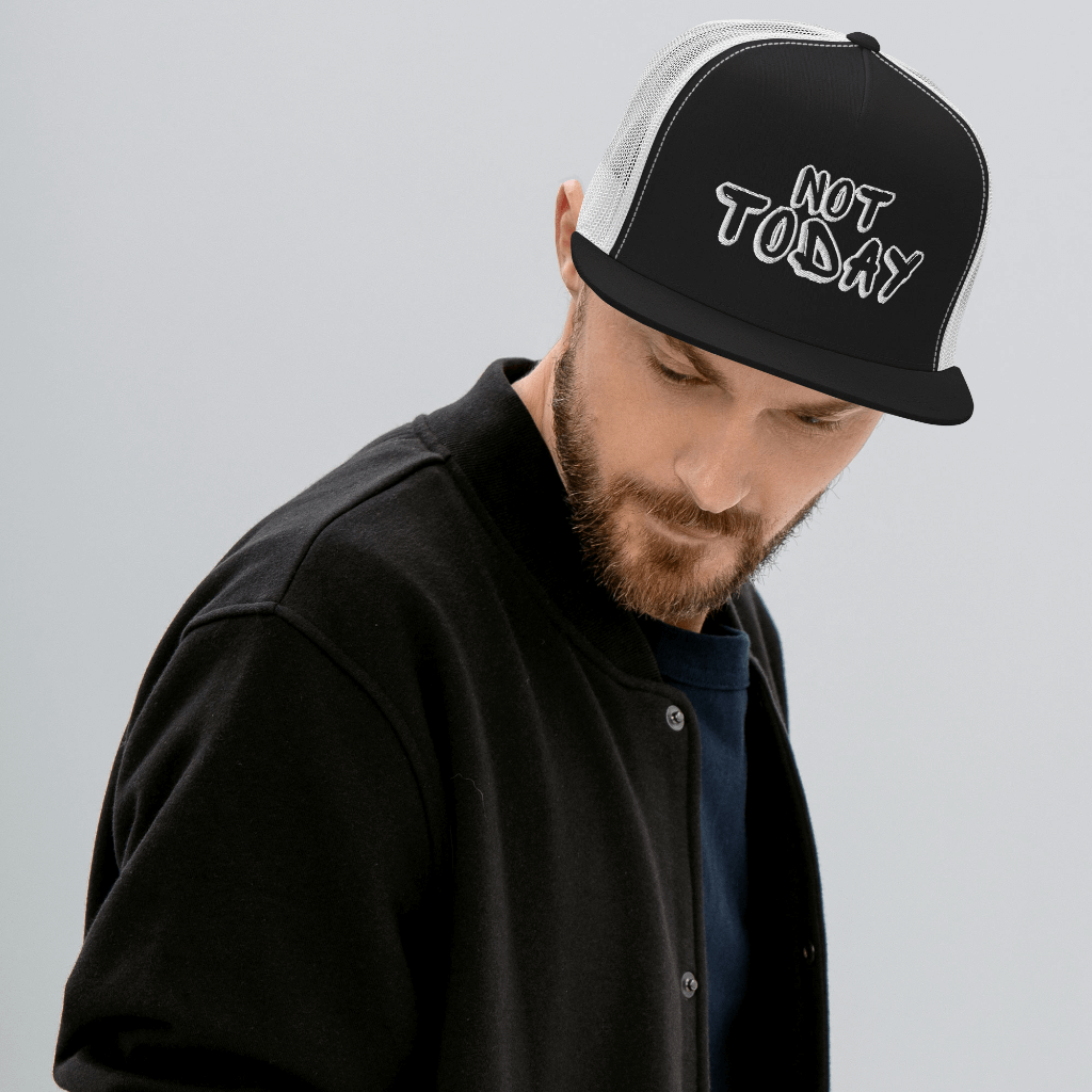 Embroidered Not Today Trucker Cap