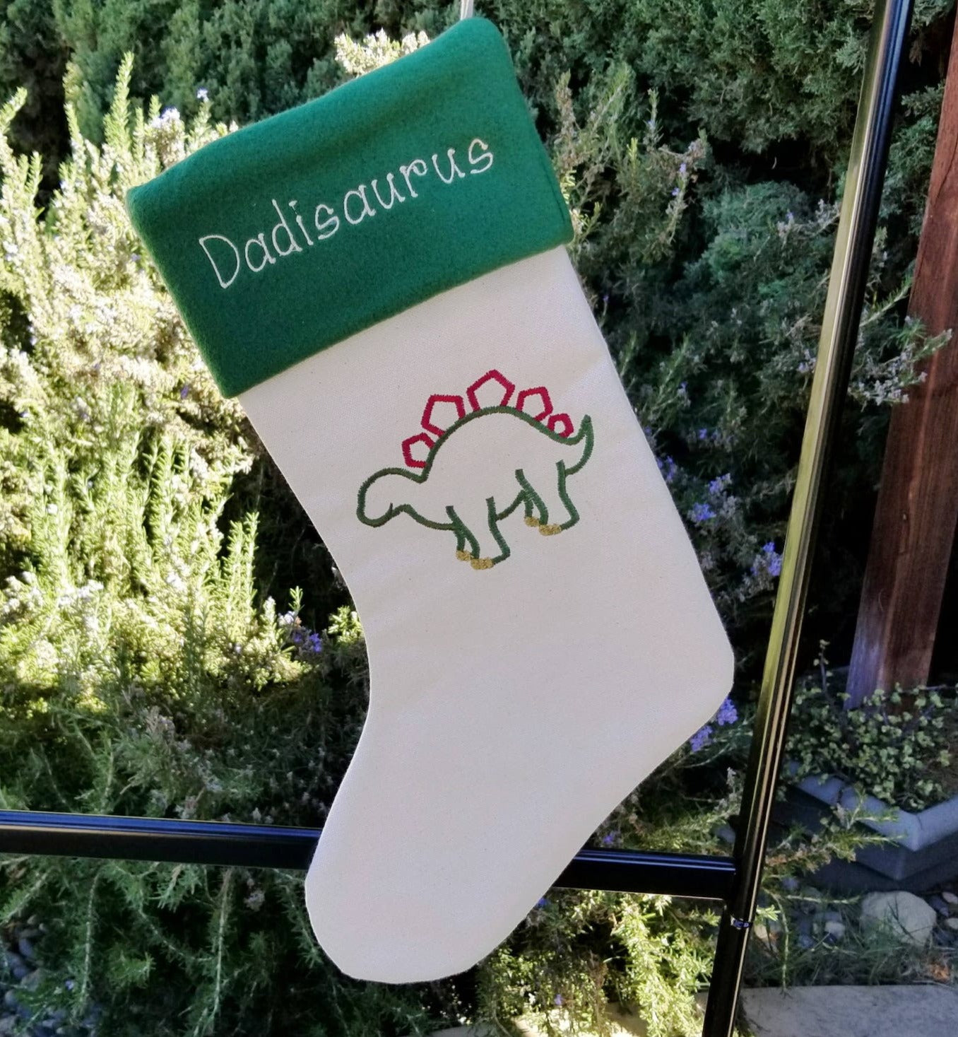 Personalized Dinosaur Christmas Stockings