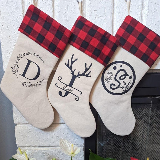 Personalized monogram Christmas Stocking