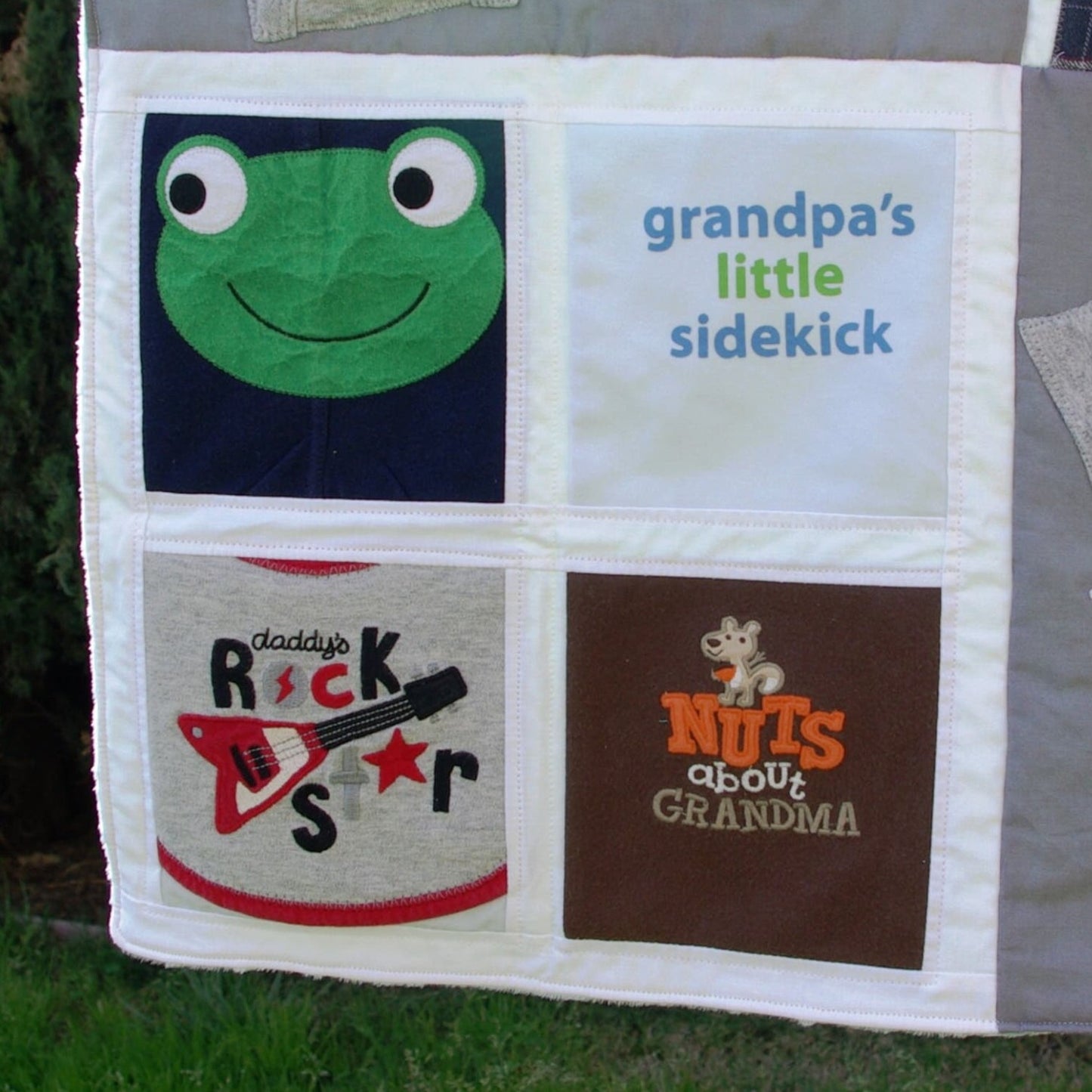 Custom Memory Quilt made from Baby Clothes