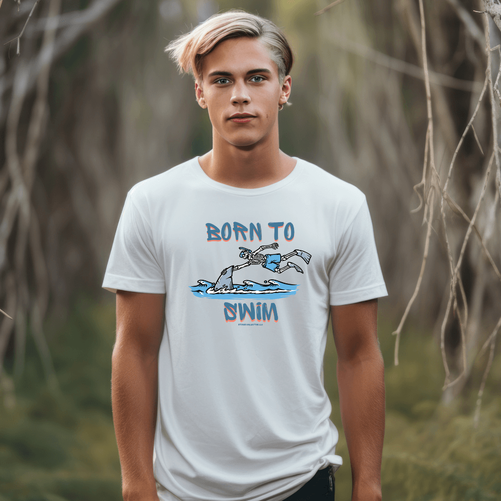 Born to Swim unisex t-shirt