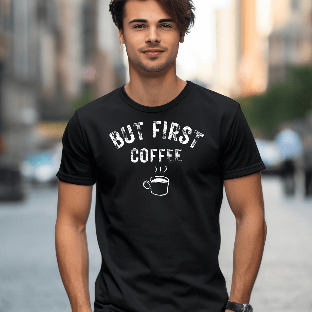 But First Coffee Unisex tee