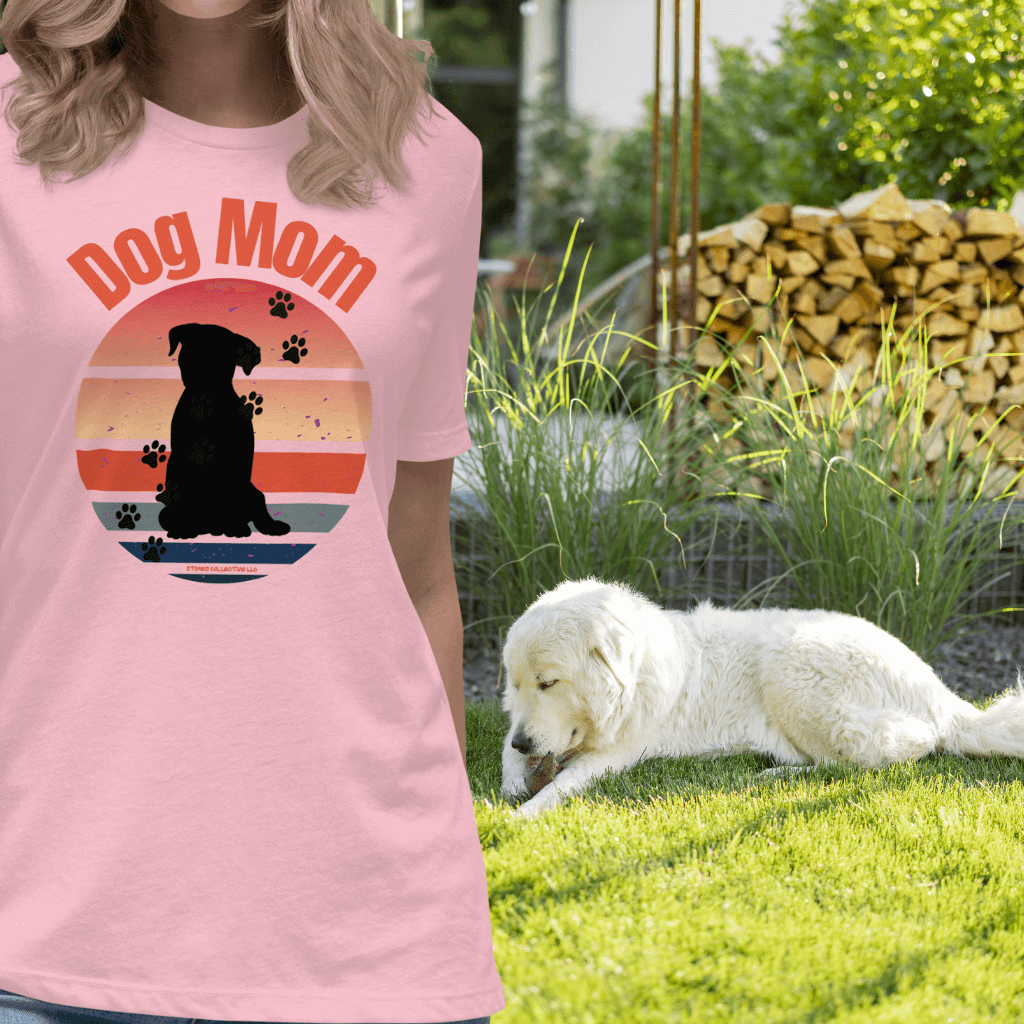 Custom Dog Mom Relaxed T-Shirt