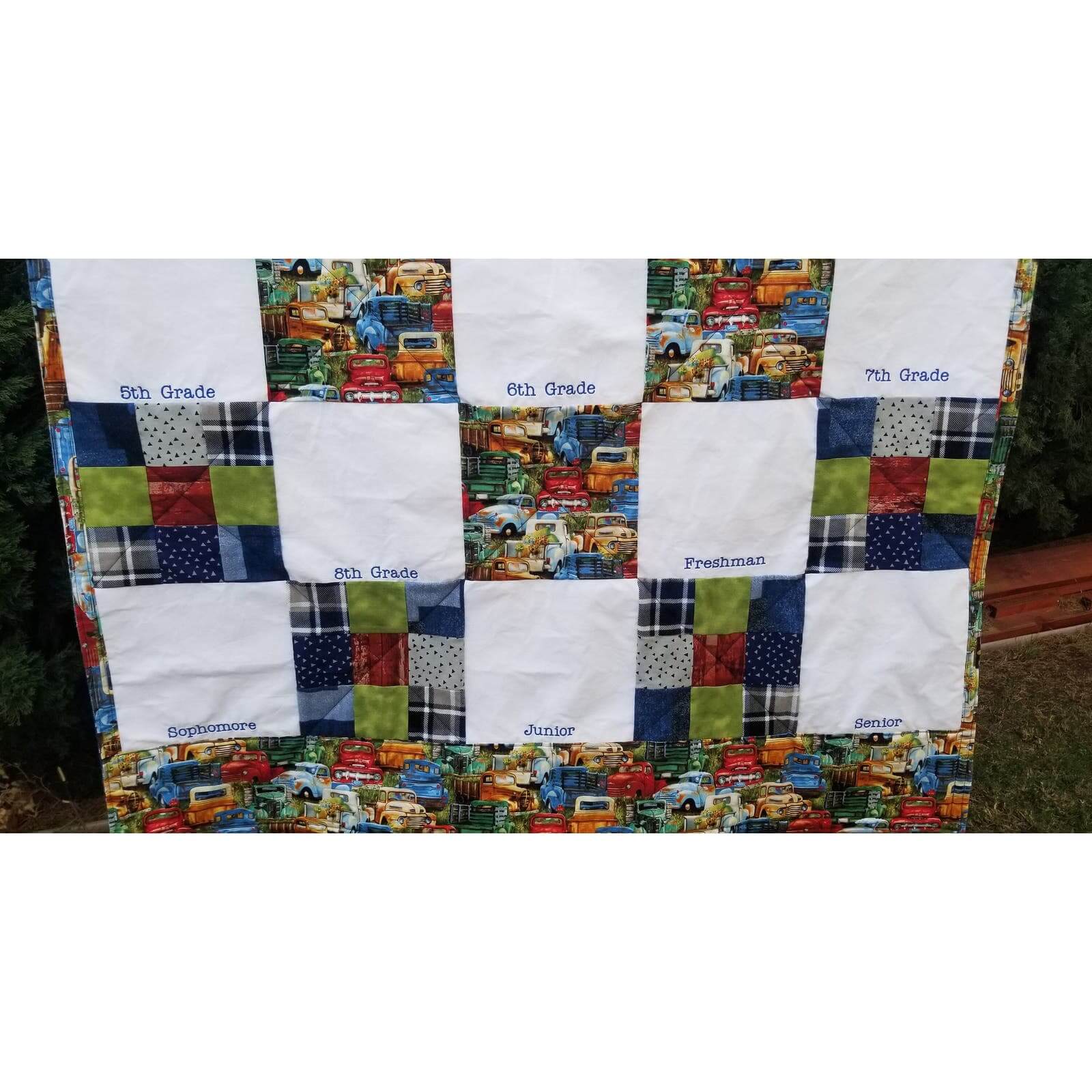 School Custom Handprint Quilt