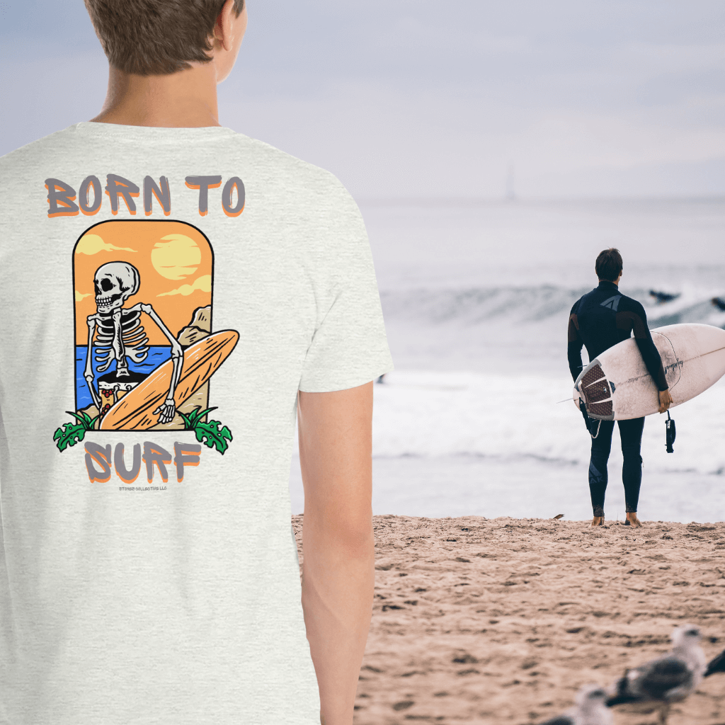 Custom Born to Surf Unisex T-Shirt