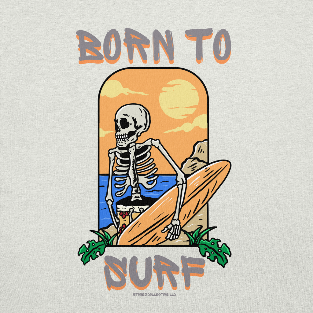 Born to Surf Unisex Tee logo