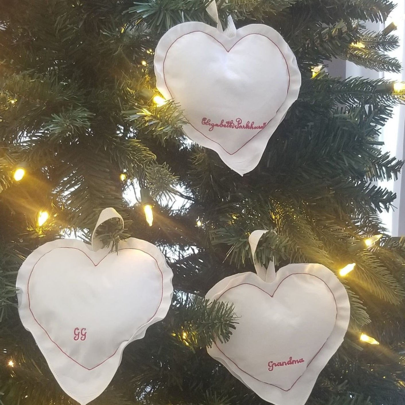 Heart Memory Ornaments