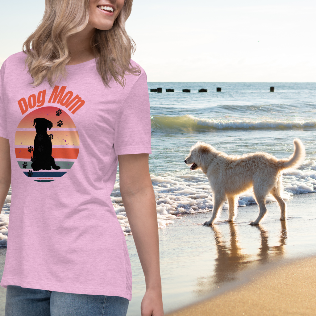 Dog Mom Custom Relaxed T-Shirt