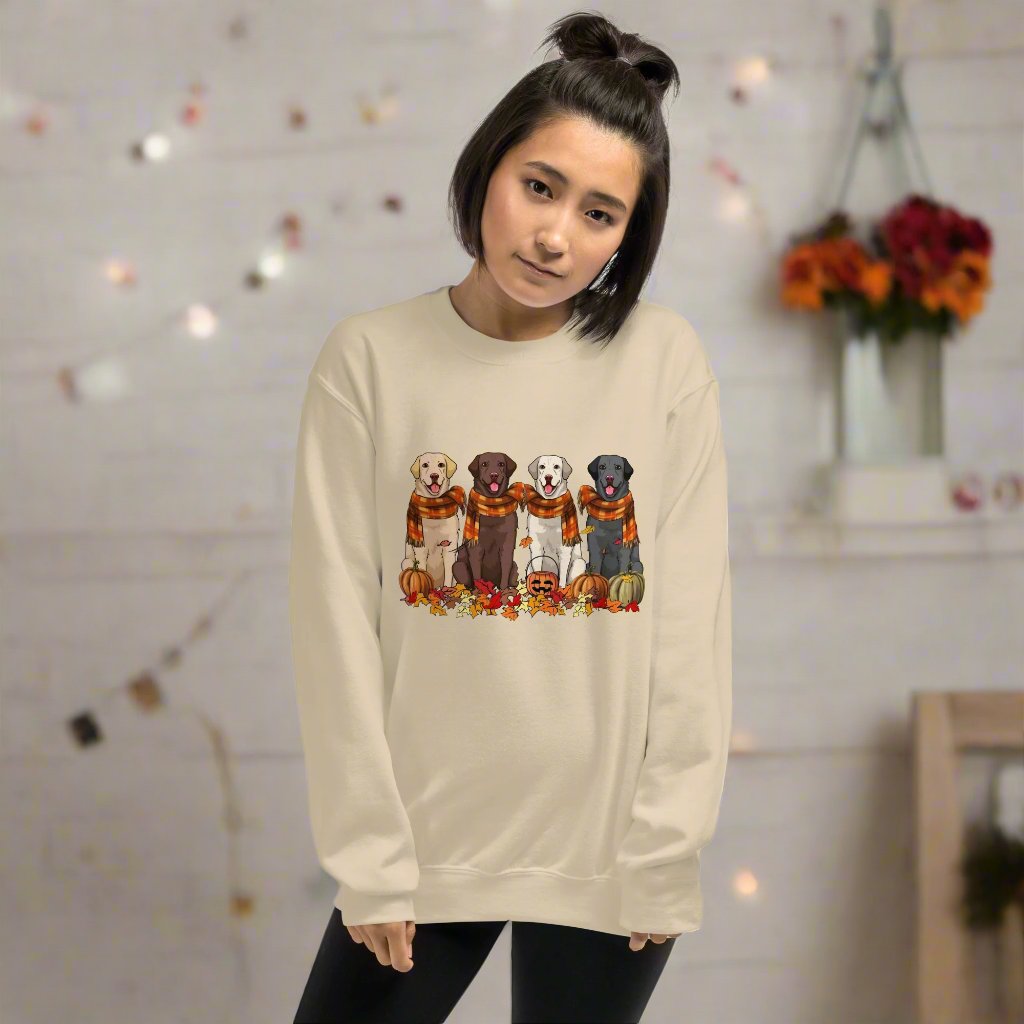 Fall Labrador Retriever sweatshirt