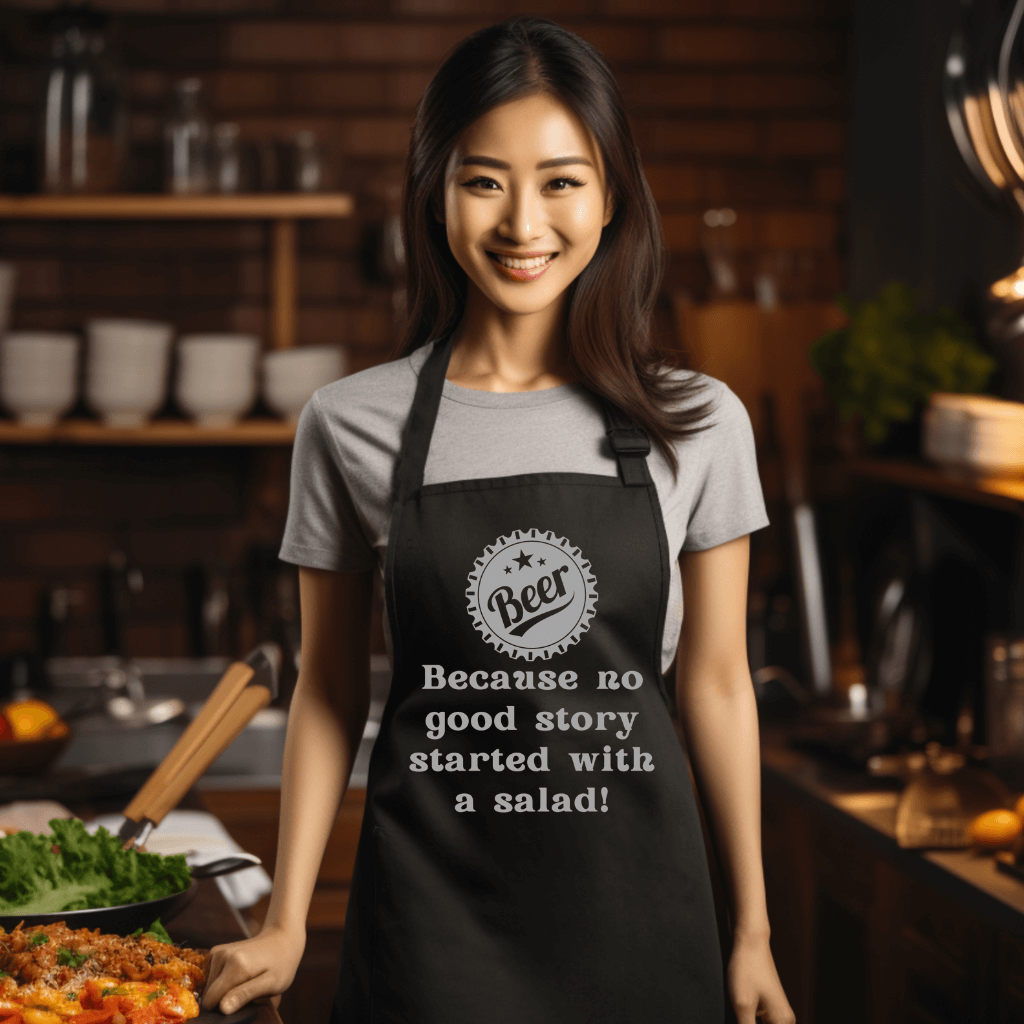 Novelty fun cooking apron