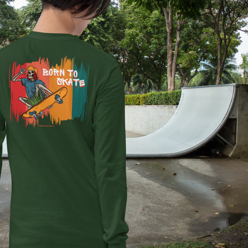 Born to Skate Men’s Long Sleeve T-Shirt