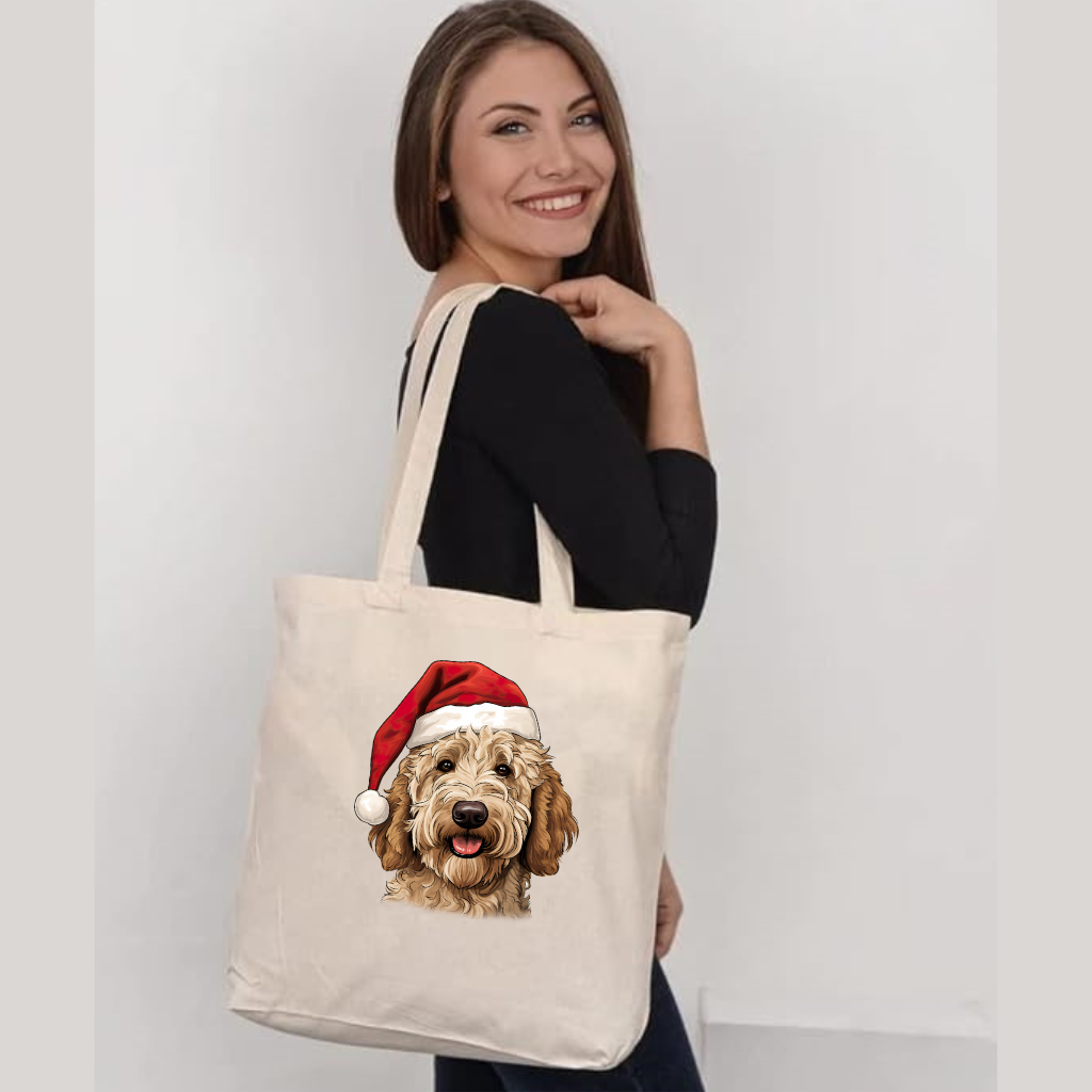 Goldendoodle Tote Bag with name