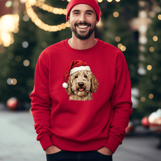 Goldendoodle Christmas sweatshirt