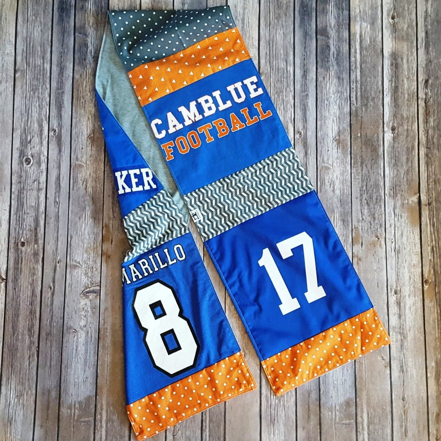 Memory Scarf with jerseys by Sew4MyLoves