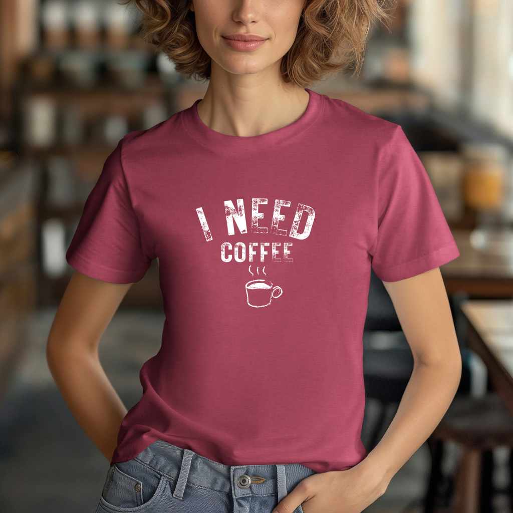 I need coffee unisex t-shirt