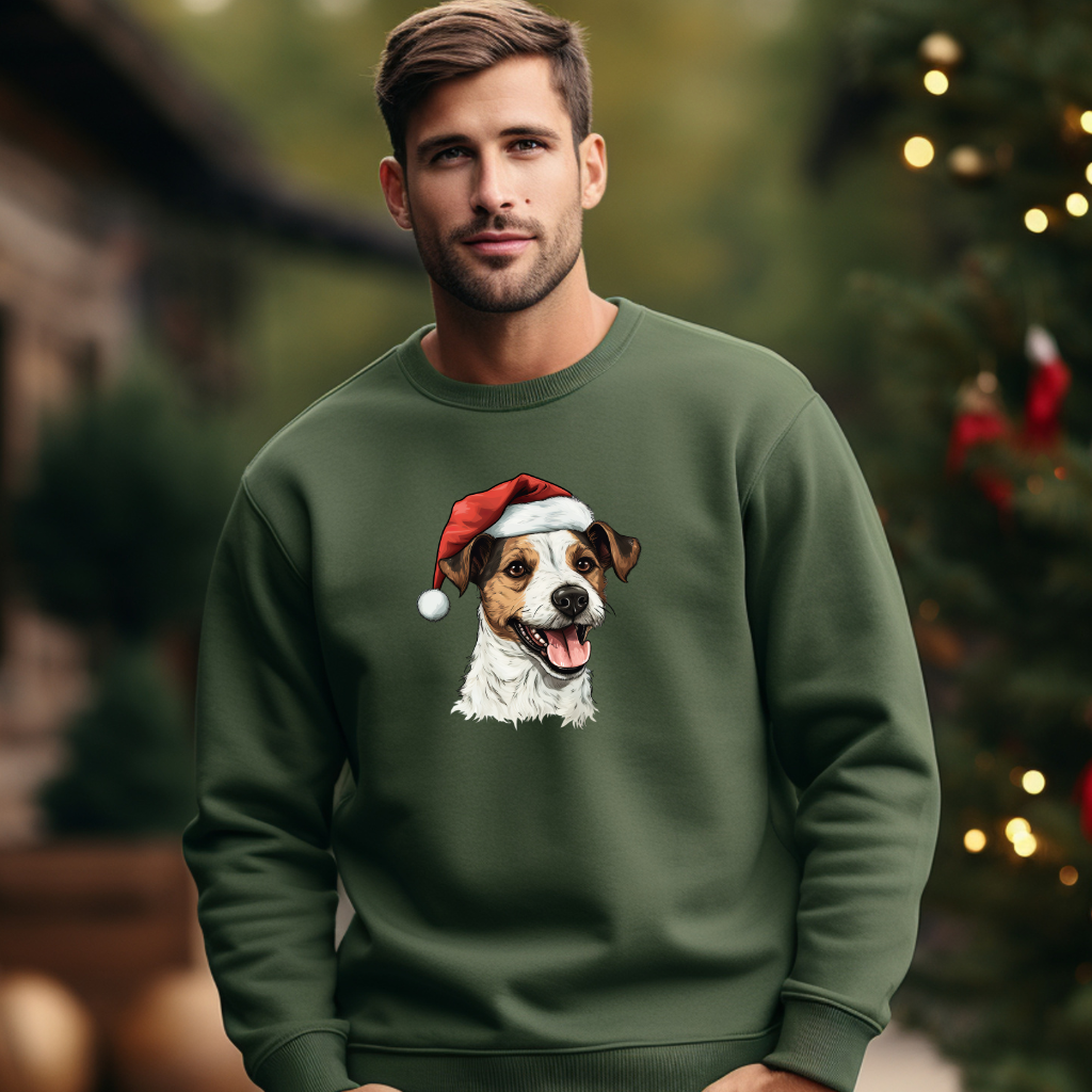 Jack Russell Terrier Unisex Christmas Sweatshirt