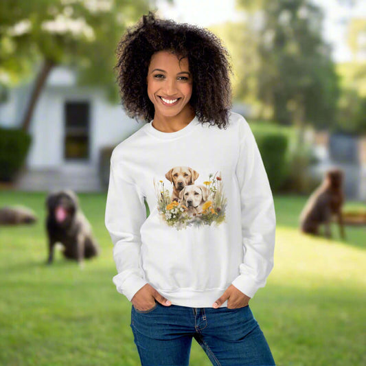 Labrador Flower Sweatshirt