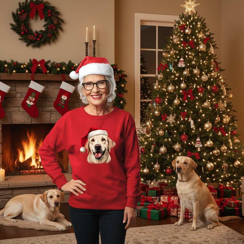 Labrador Retriever Christmas Sweatshirt