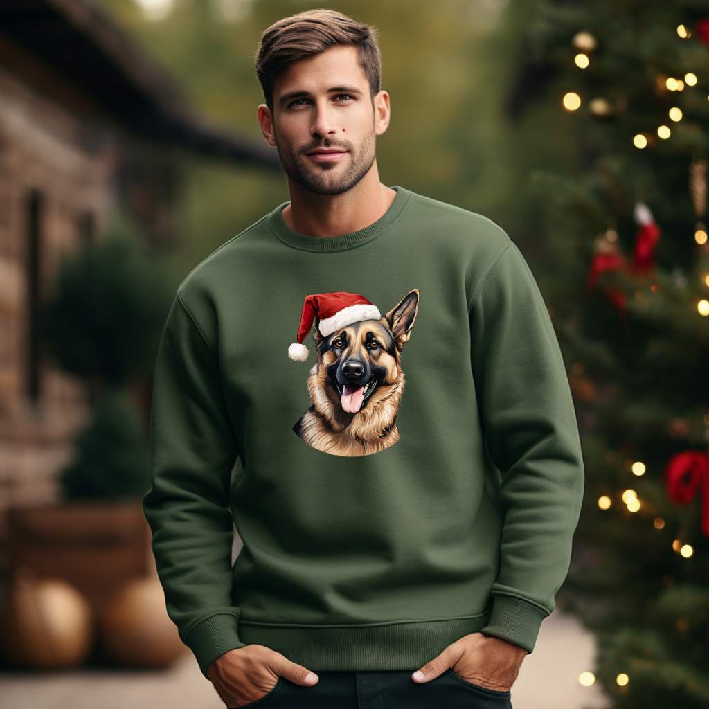 German Shepherd Unisex Christmas Sweatshirt