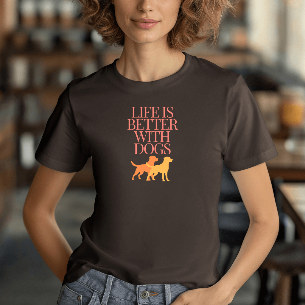 Life is Better with Dogs Unisex tee