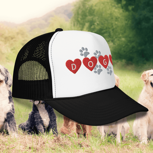 Love Dogs Embroidered Foam Trucker Hat