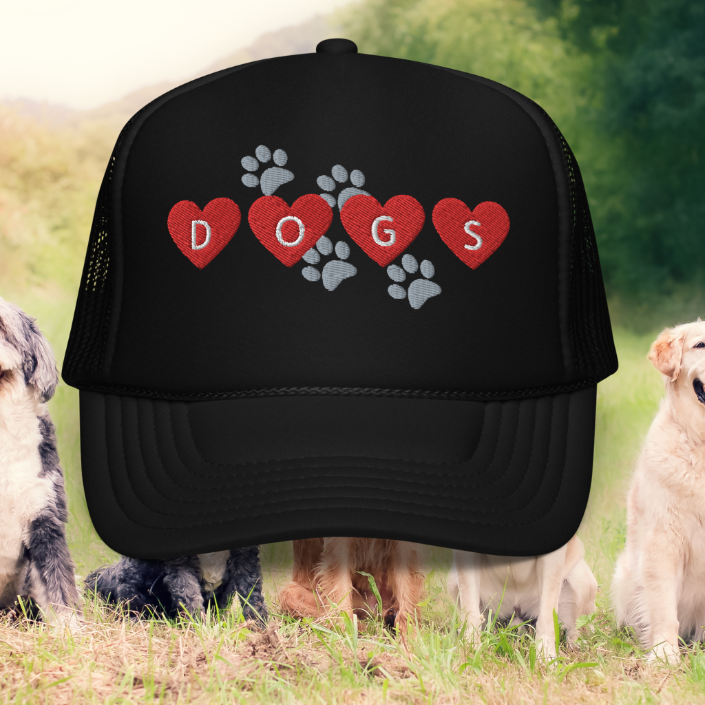 Love Dogs Embroidered Hat