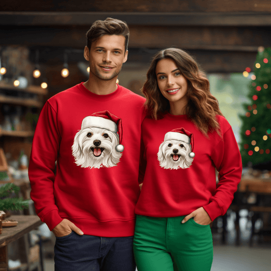 Merry Maltese Christmas Sweatshirt