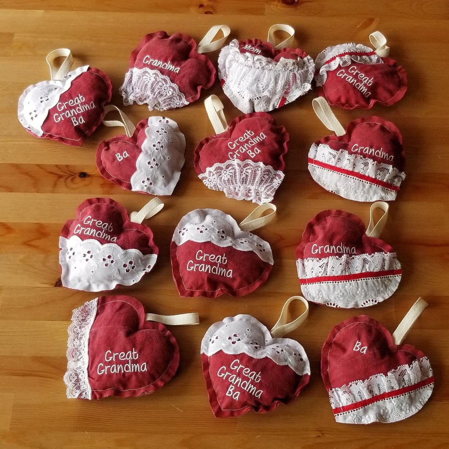 Heart Memory Ornaments