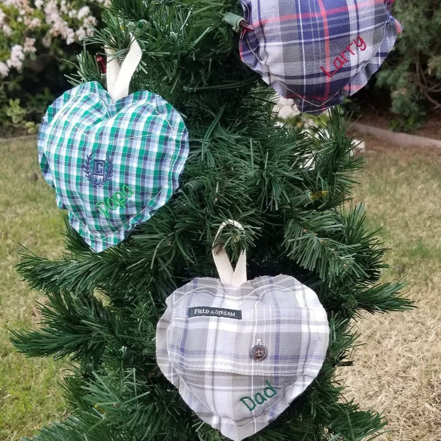 Heart Memory Ornaments