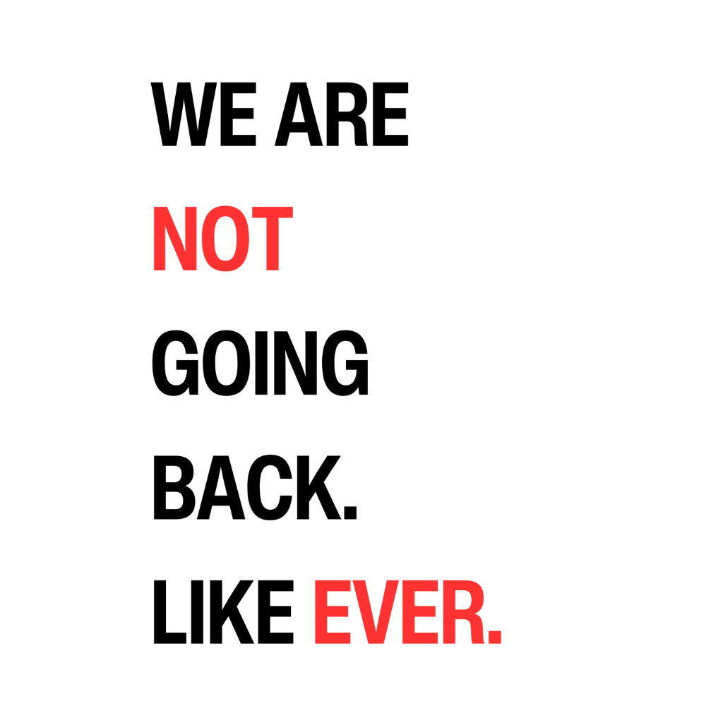 Not Going Back logo