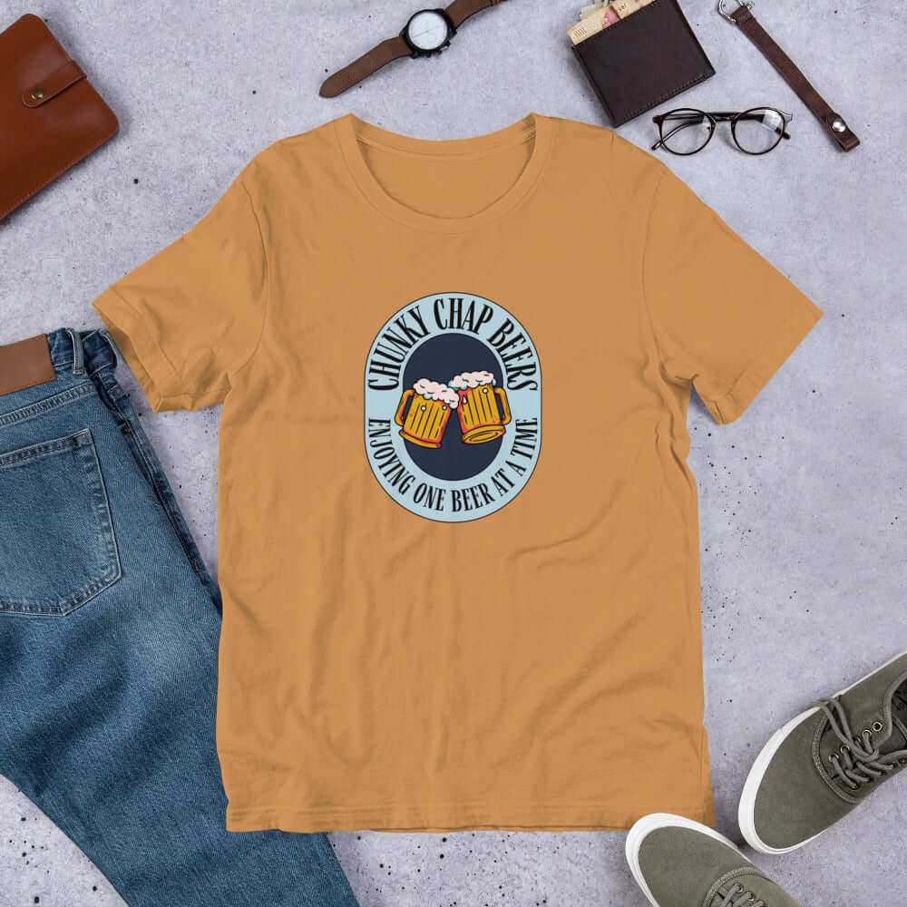 One Beer Chunky Chaps Beer T-Shirt