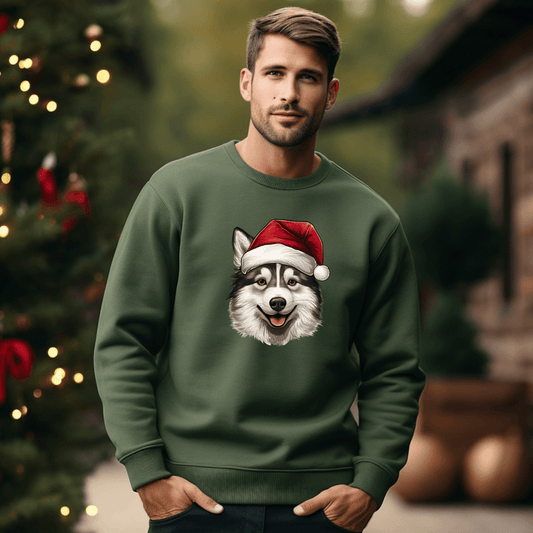 Pomsky Christmas Sweatshirt