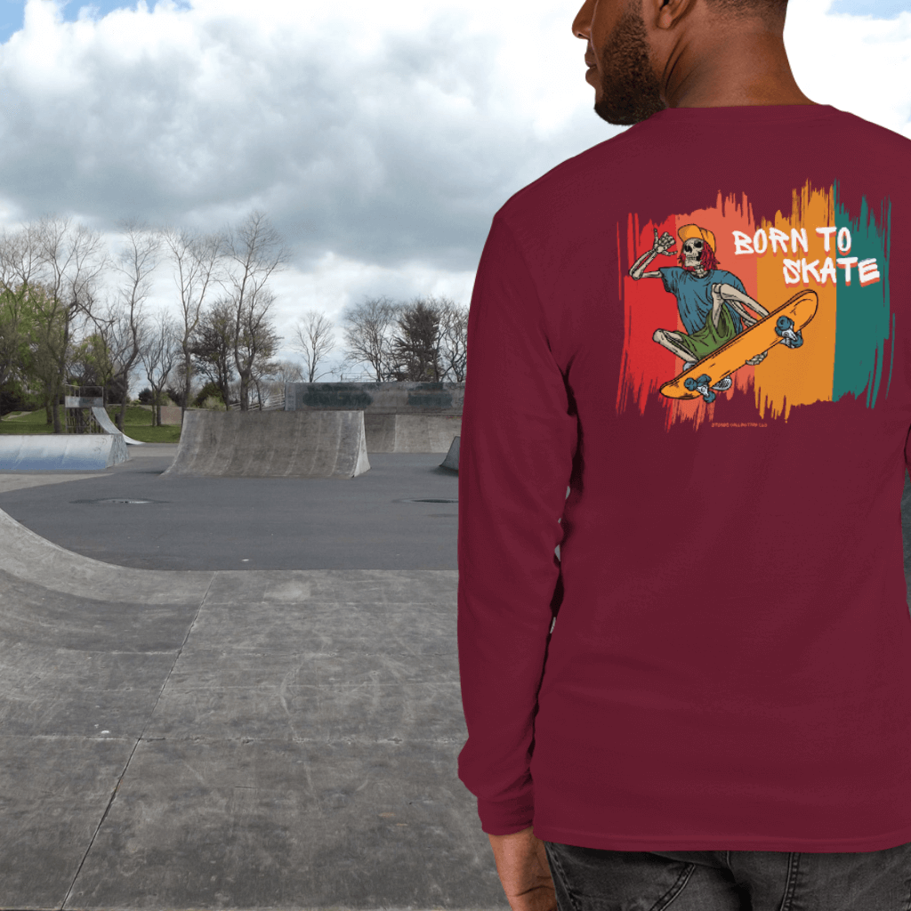 Born to Skate Men’s Long Sleeve Tee