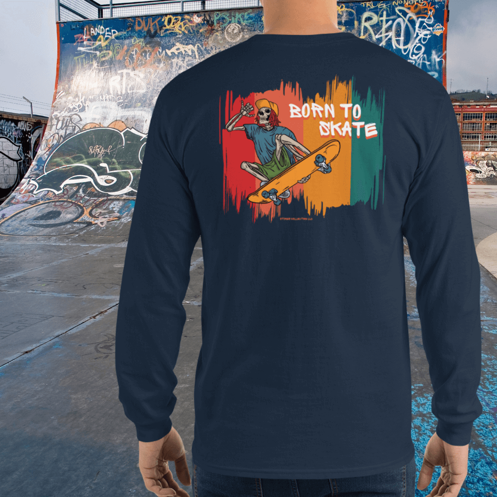 Born to Skate Men’s Long Sleeve Shirt