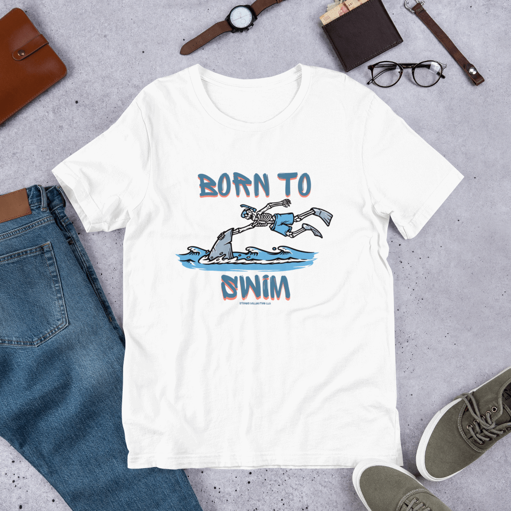 Born to Swim t-shirt design