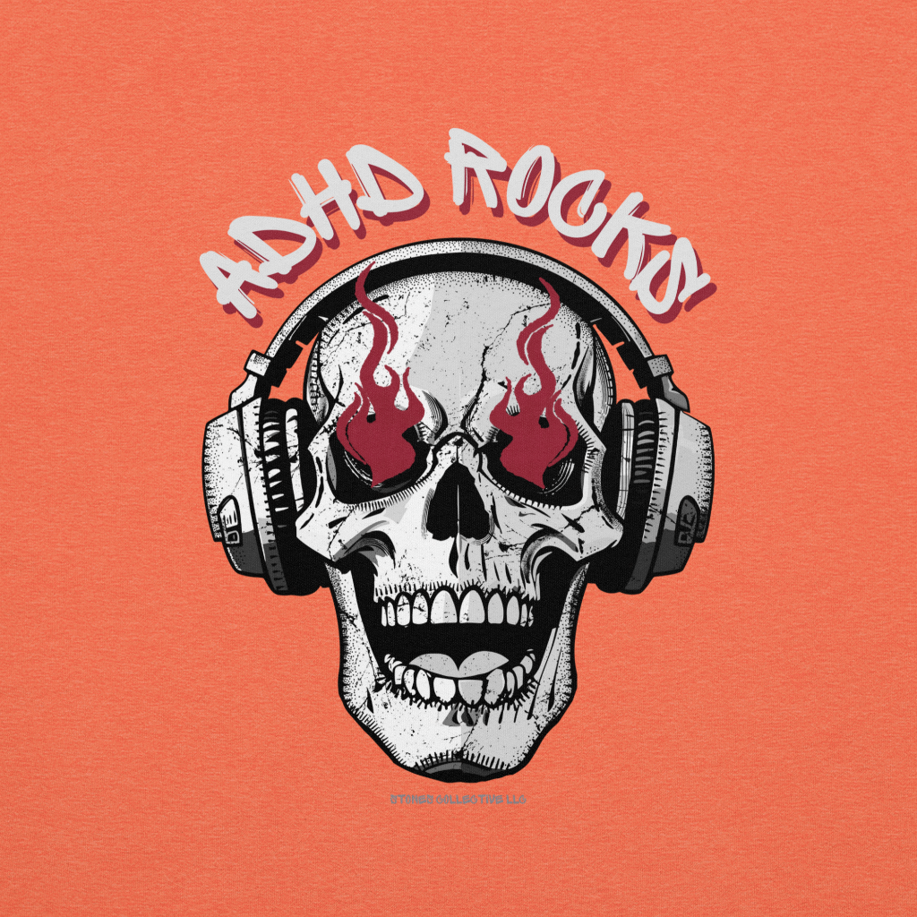 ADHD Rocks T-Shirt logo