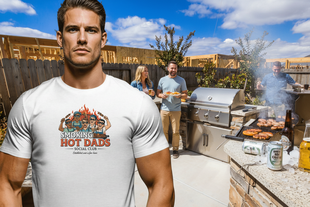 Smoking Hot Dads Social Club Custom Tee