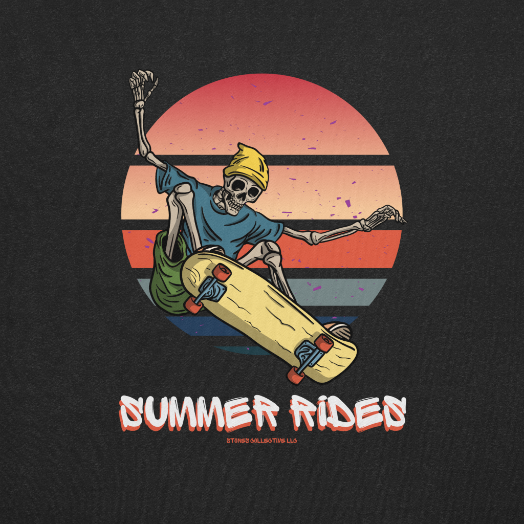 Custom skateboarding tee logo