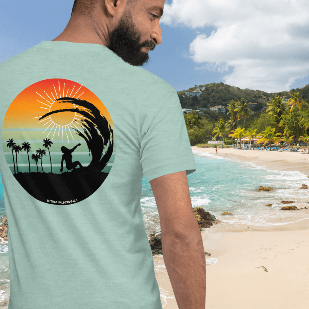 Surfing Unisex graphic tee