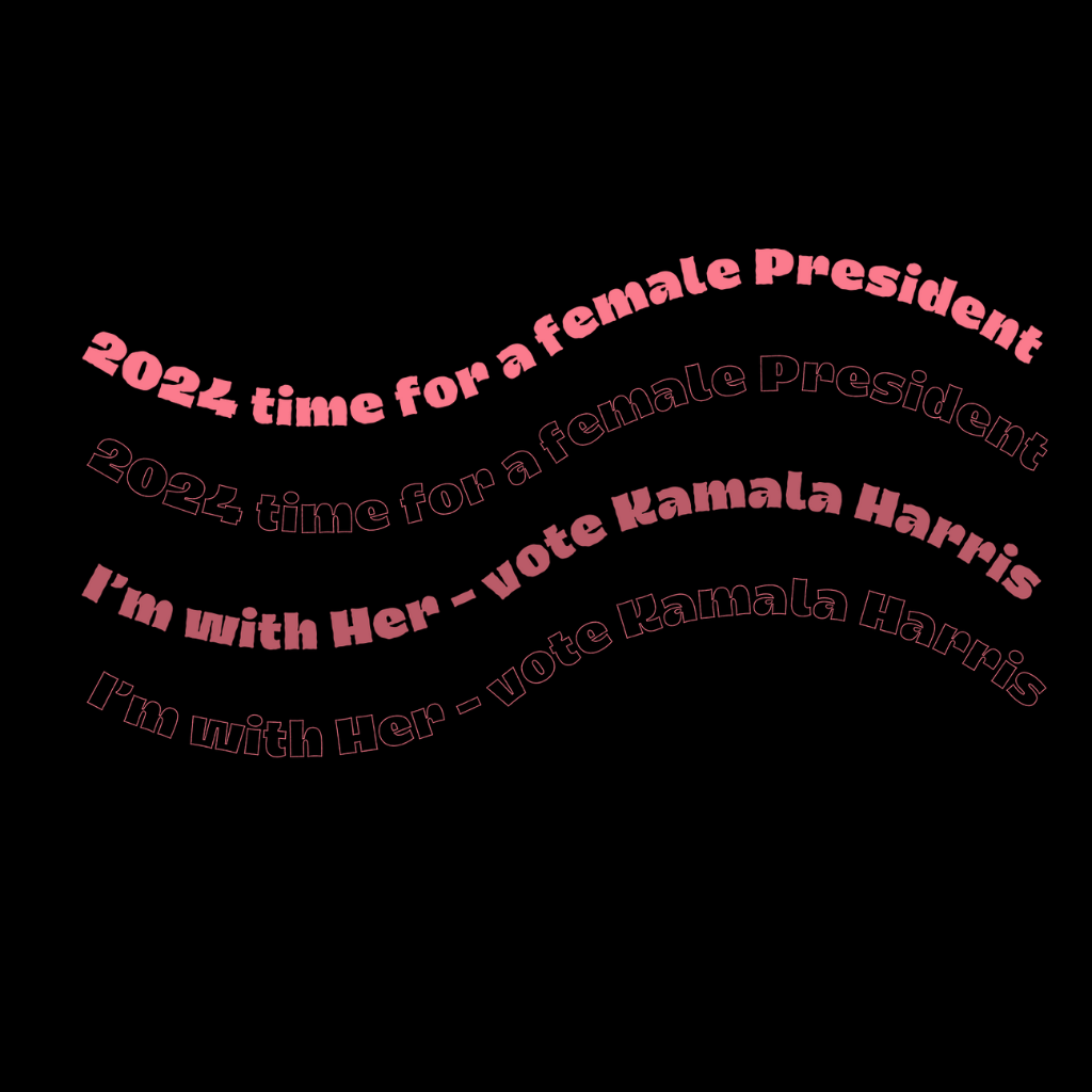 Time for Female President Women's logo