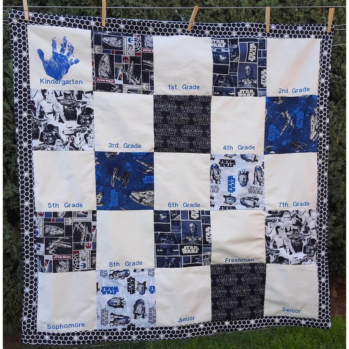 Custom Handprint Quilt for your memories