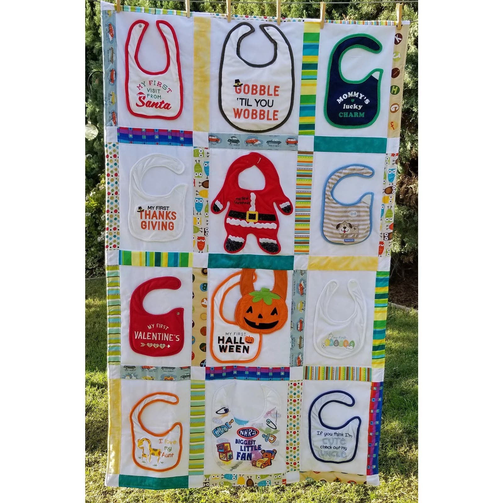 Custom Memory Quilt made from Baby Clothes