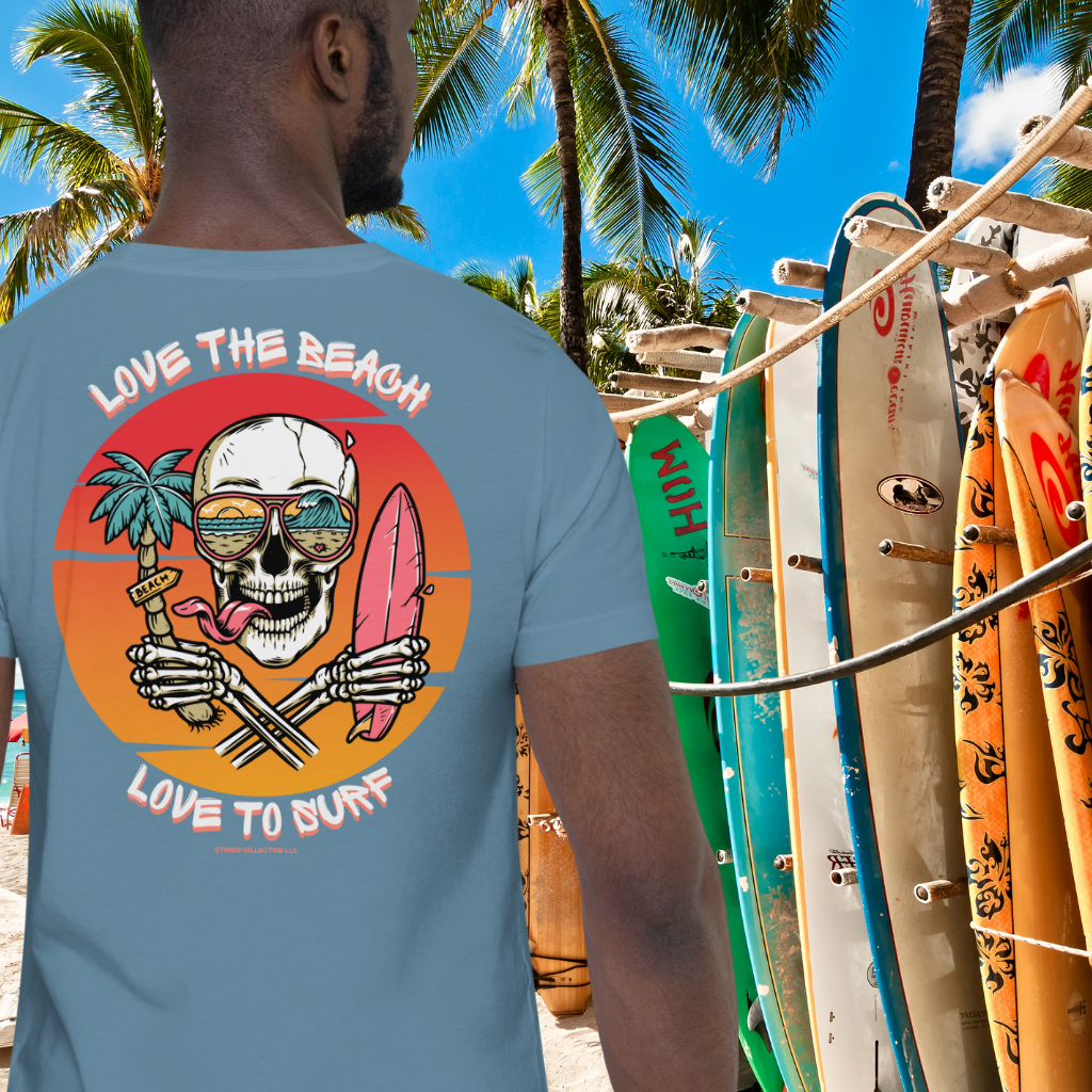 Love the Beach Love to Surf tee