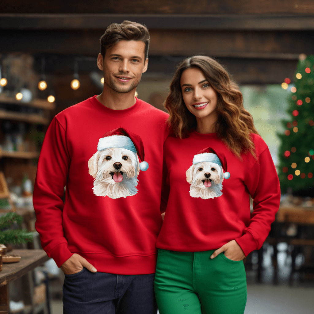 Merry Maltese Christmas Sweatshirt