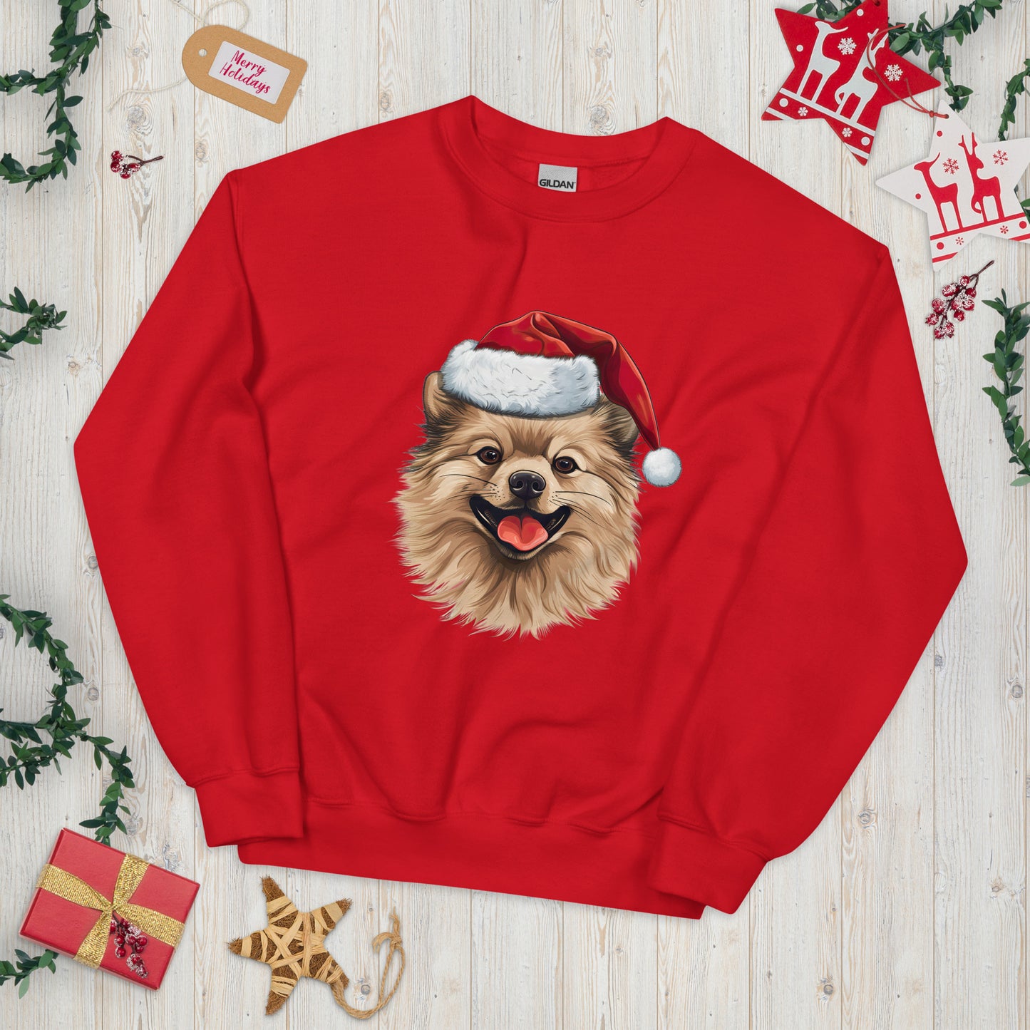 Pomeranian Christmas Sweatshirt