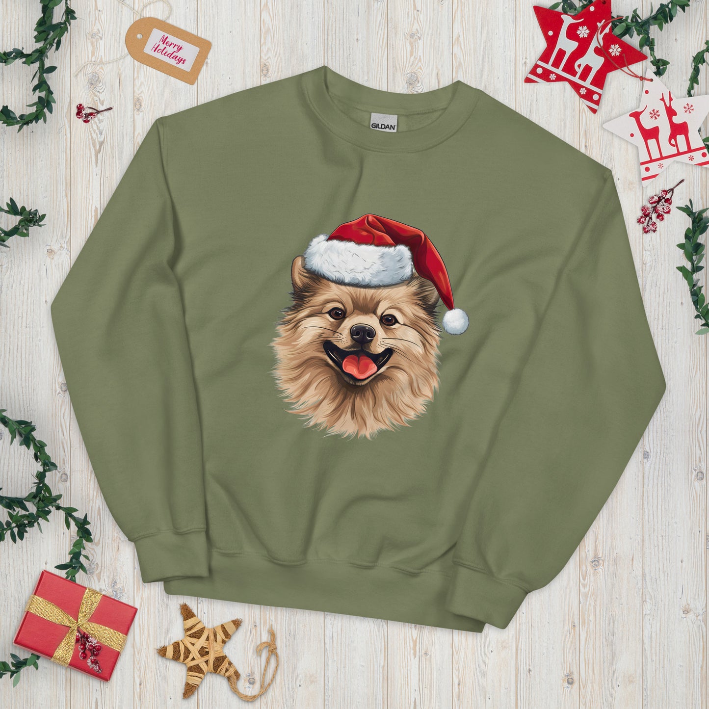 Pomeranian Christmas Sweatshirt