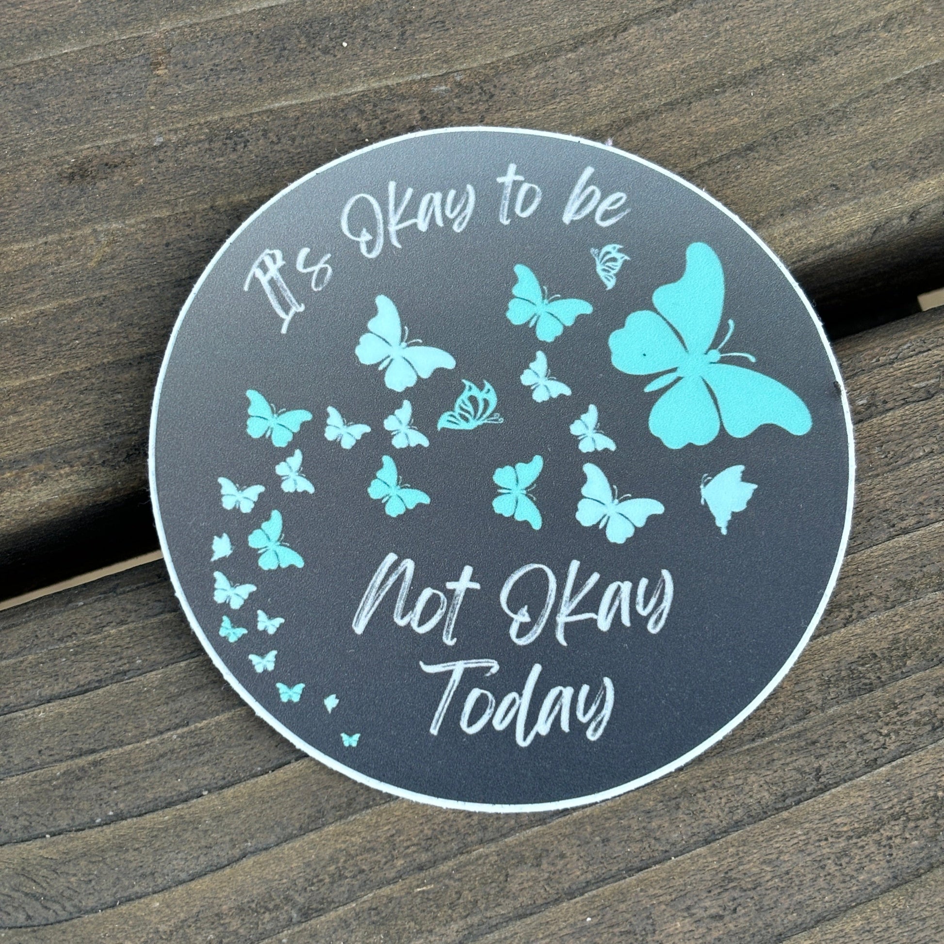 Unique butterfly bereavement sticker